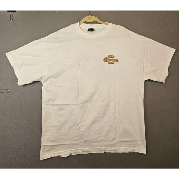 Vtg Corona Extra Shirt “The Good Life” Good Girl Brunette T-Shirt XL ODM 2001 - Picture 3 of 9